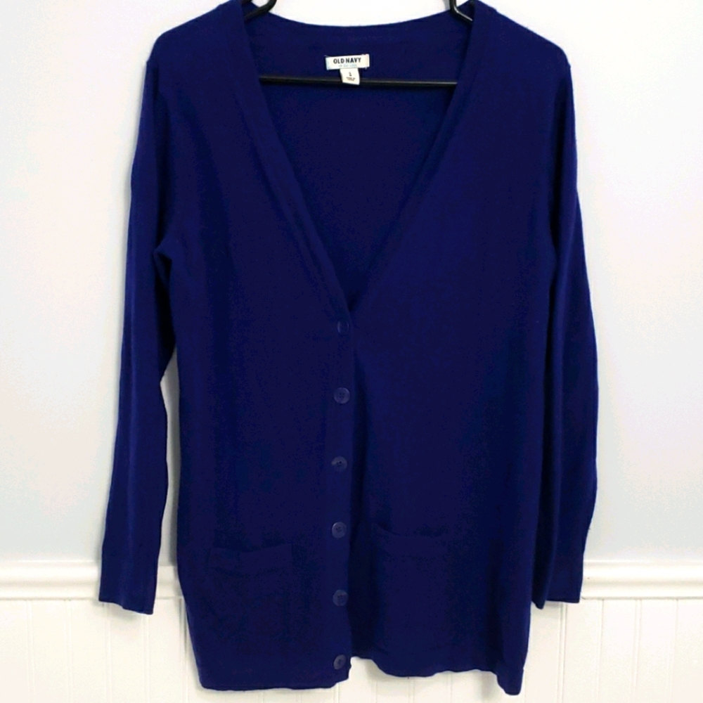 Blue Grandpa Cardigan